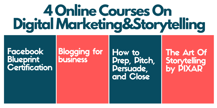 I Took 4 Online Courses While in Quarantine. Here’s A Review On What I learned on Digital Marketing and Storytelling.