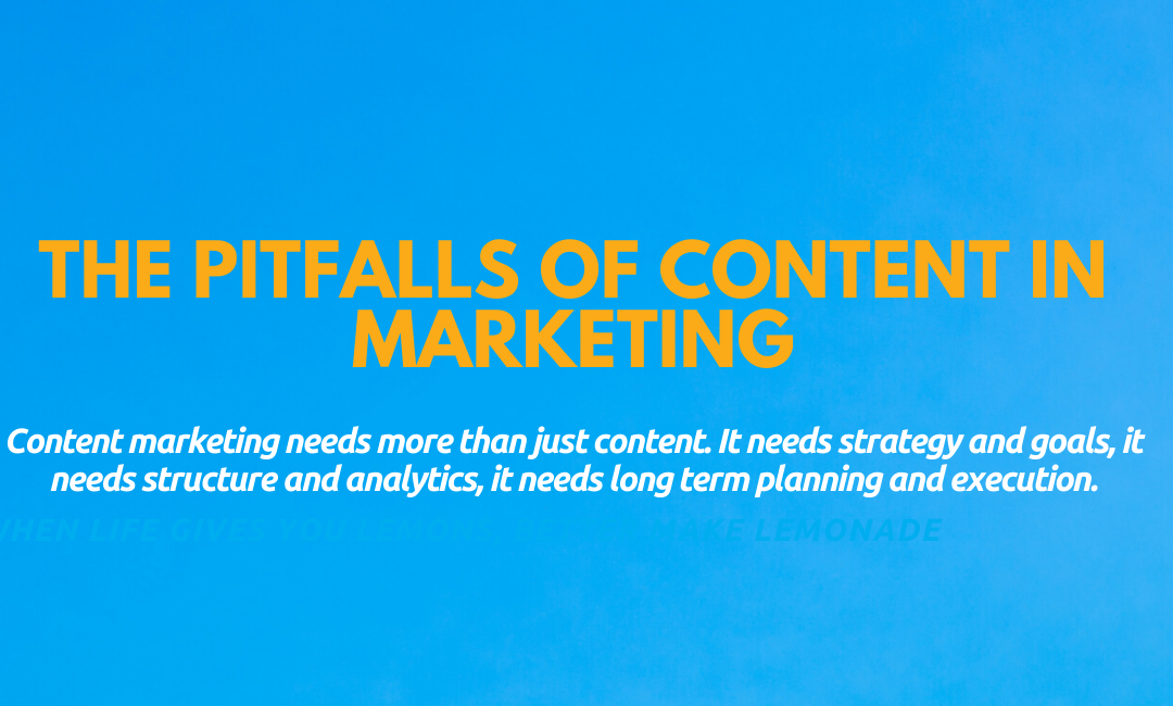 Content Is Not Marketing. Stop Acting Like It Is.